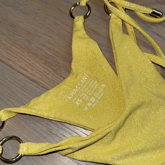 Bikini Top & Bottom - Shiny Yellow - Picture 3 of 3